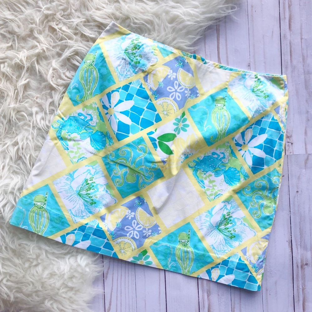Lilly Pulitzer Summer Days white label skirt